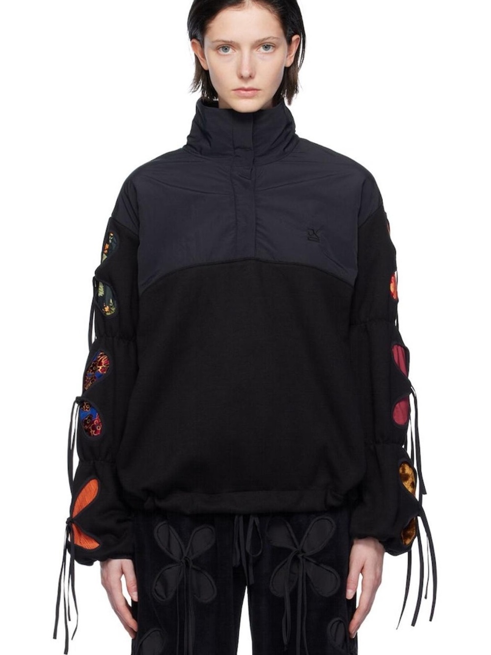 J.KIM Pullover Jacket with Colorful Sleeve Cutouts